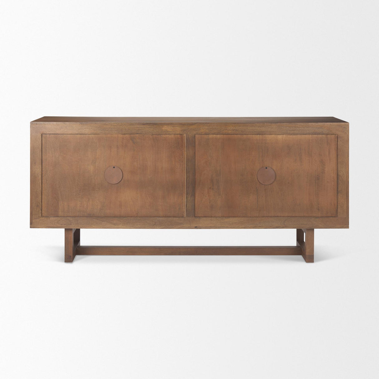 Mercana Grier Medium Brown Solid Wood W/Cane Sideboard