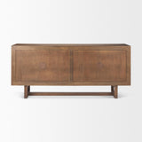 Mercana Grier Medium Brown Solid Wood W/Cane Sideboard