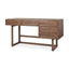Mercana Grier 60.0L x 22.75W x 30.5H Medium Brown Solid Wood W/Cane Office Desk
