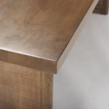 Mercana Grier 84L Medium Brown Wood w/ Cane Dining Table