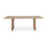 Mercana Grier 84" Light Brown Wood w/ Cane Dining Table