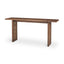 Mercana Grier Medium Brown Solid Wood w/ Cane Console Table