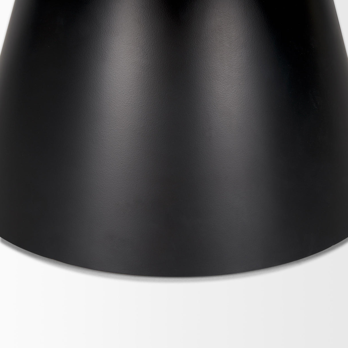 Mercana Mitchell 40.0L x 40.0W x 16.0H Black Metal Pedestal Base with Brown Wood Top Coffee Table