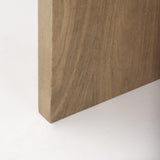 Mercana Bianca Wood and Marble Accent Table