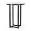 Mercana Tanner Marble & Matte Black Bistro Table
