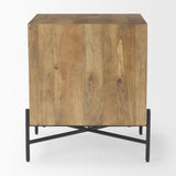 Mercana Cairo 22.0L x 22.0W x 26.0H Wood 2 Drawer Accent table