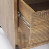 Mercana Cairo 22.0L x 22.0W x 26.0H Wood 2 Drawer Accent table