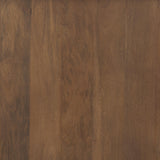 Mercana Maddox 40.0L x 18.5W x 32.75H Brown Solid Wood Black Metal 2 Door Accent Cabinet