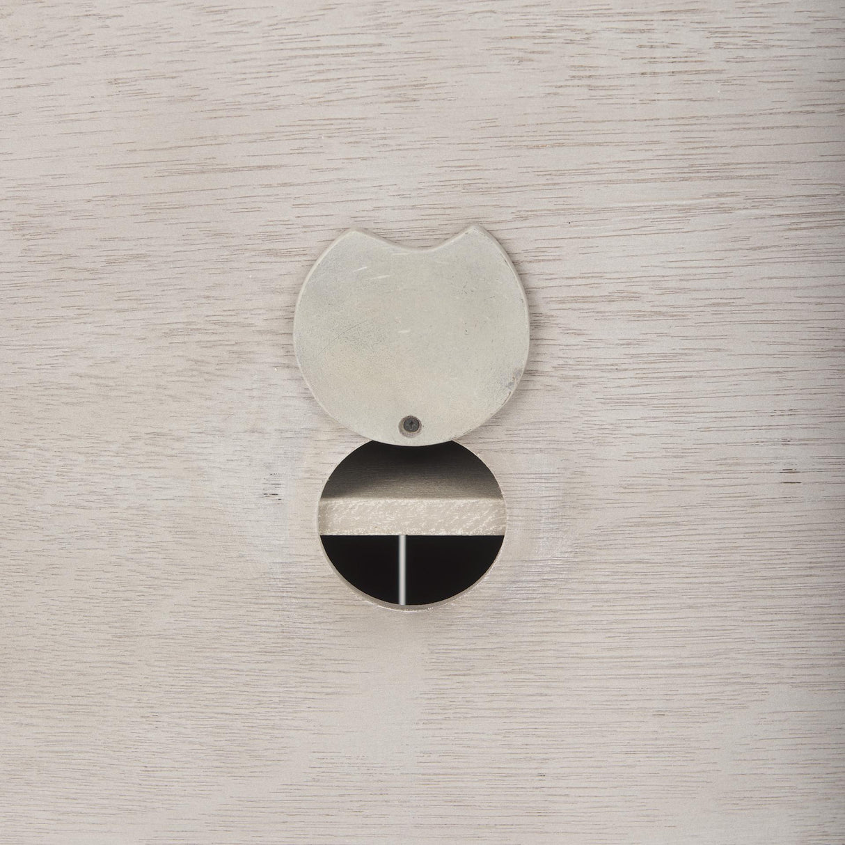 Mercana Braxton 33.5L x 18.5W x 31.5H Beige Wood W/Black Accents 2 Door Accent Cabinet