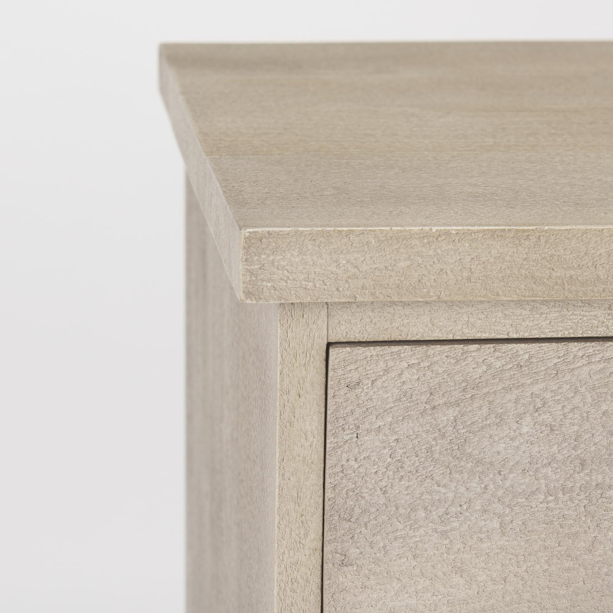 Mercana Braxton 33.5L x 18.5W x 31.5H Beige Wood W/Black Accents 2 Door Accent Cabinet