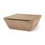 Mercana Wyatt 41.0L x 41.0W x 16.0H Brown Wood Angular Coffee Table