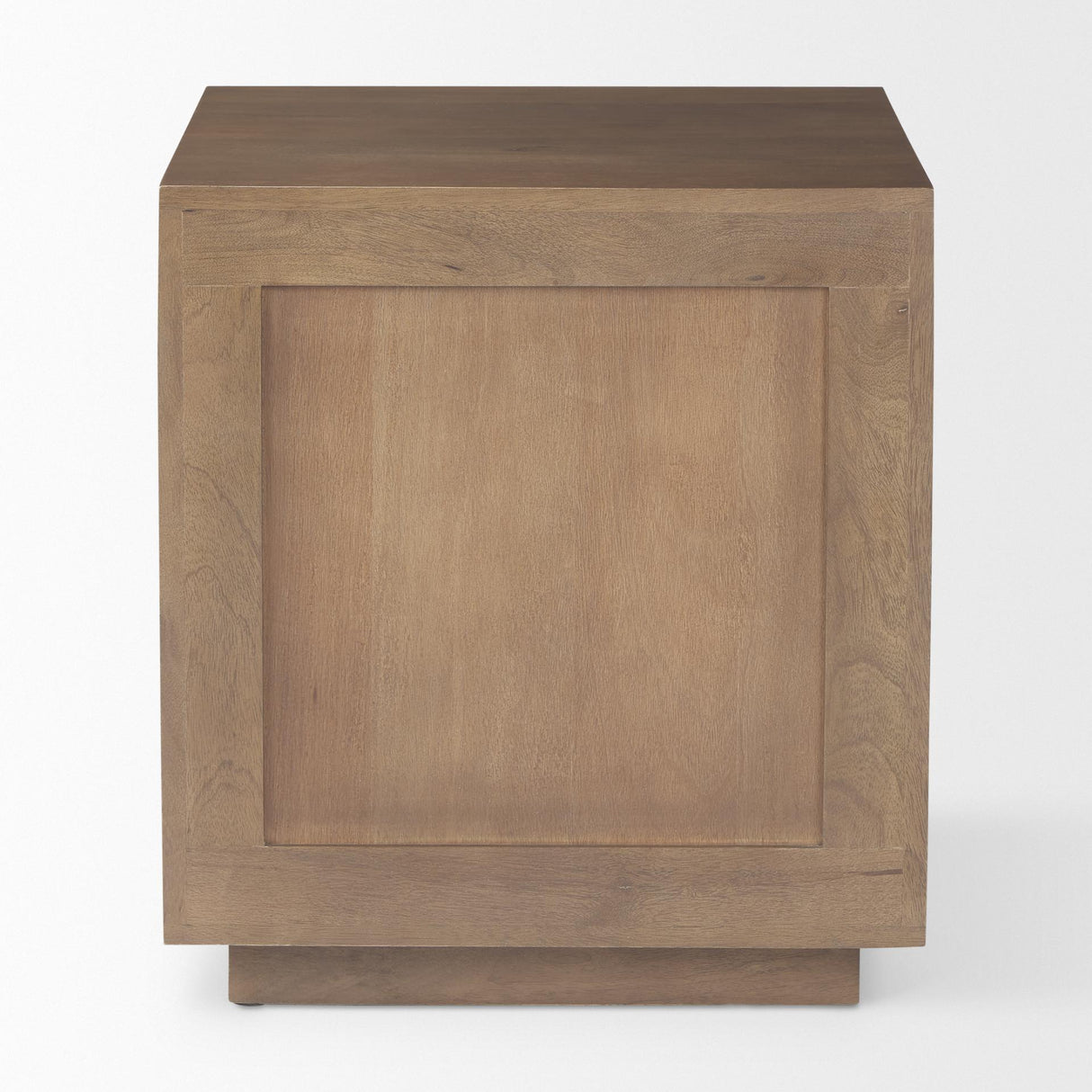 Mercana Grier Medium Brown Wood w/ Cane End Table