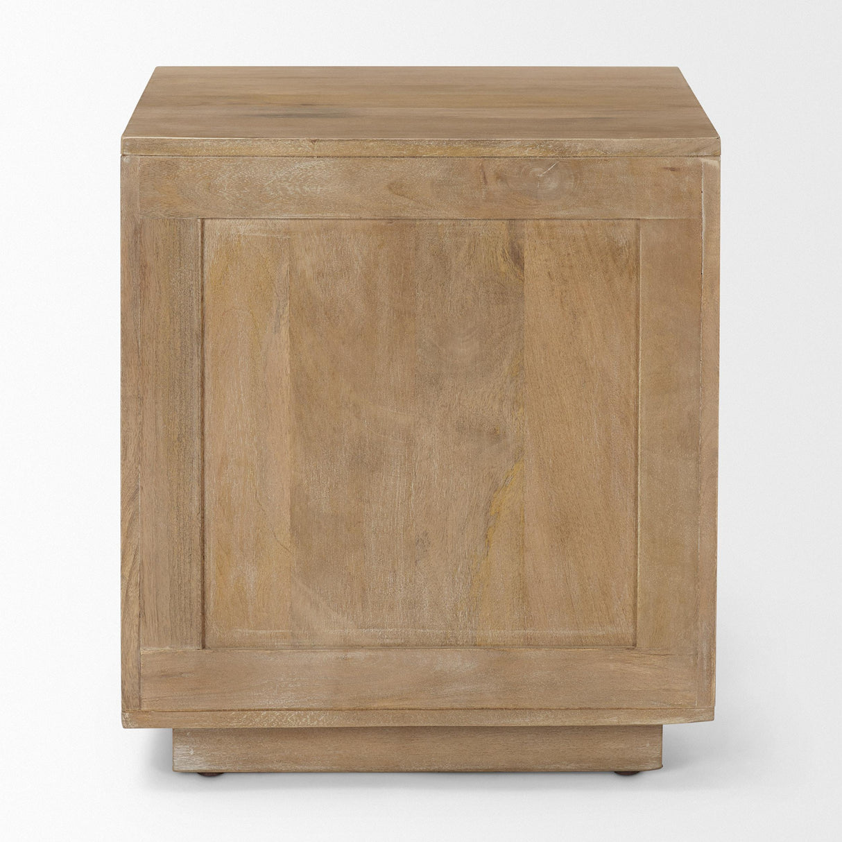 Mercana Grier Light Brown Wood w/ Cane End Table