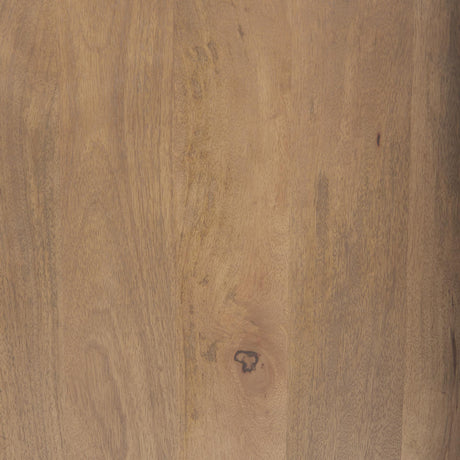 Mercana Astrid 36L x 17W x 30.3H Medium Brown Solid Wood 3 Drawer Cabinet