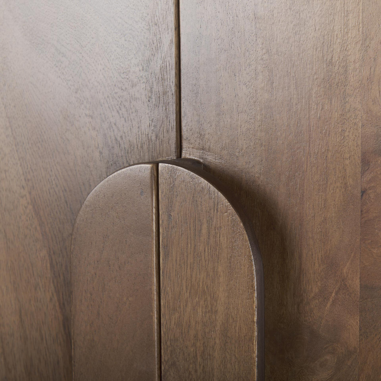 Mercana Astrid 36.0L x 17.0W x 70.0H Medium Brown Solid Wood Armoire