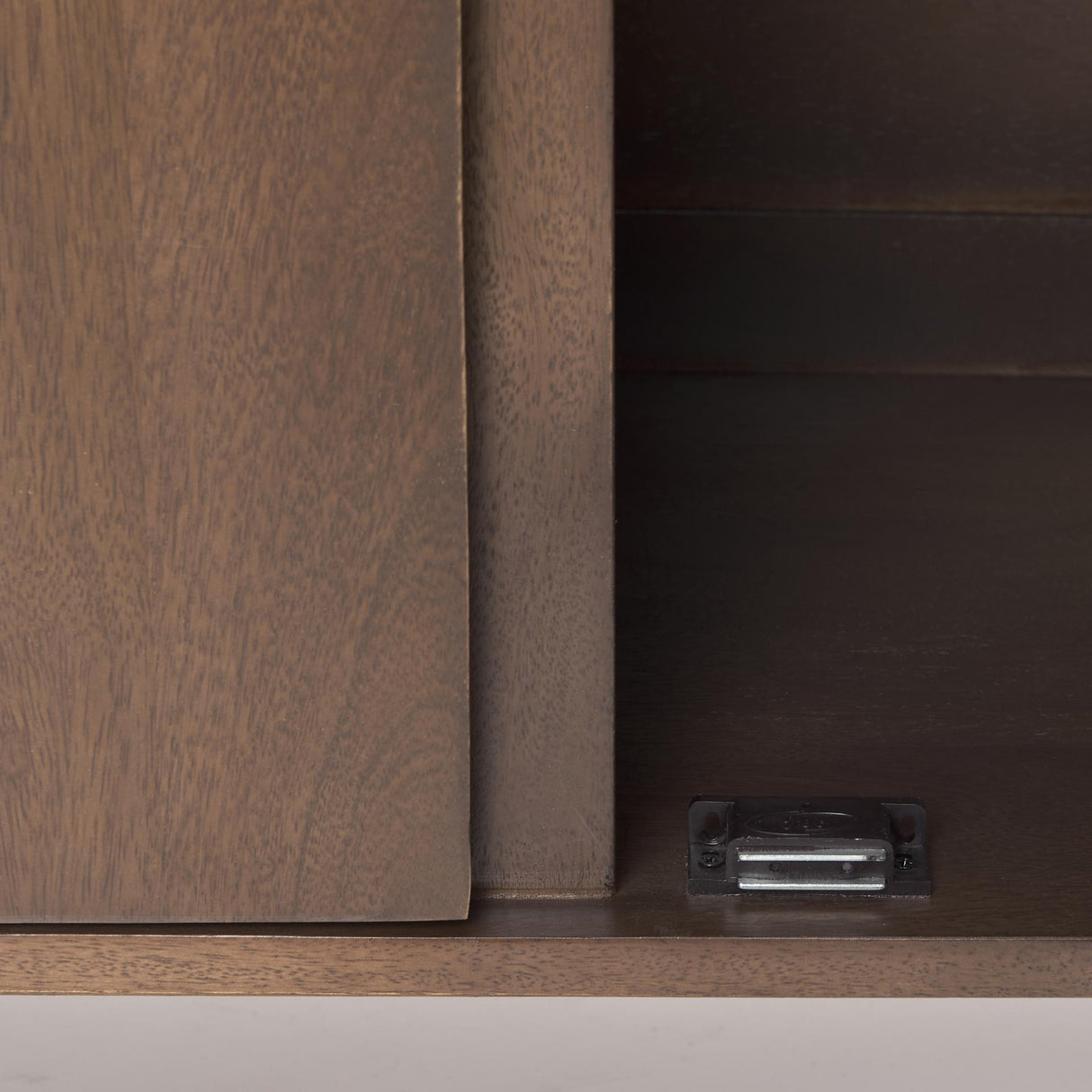 Mercana Lillie Medium Brown Wood 4 Door Tray Top Sideboard