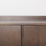 Mercana Lillie Medium Brown Wood 4 Door Tray Top Sideboard