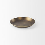 Mercana Eagan 16.0L x 16.0W x 1.5H Brass Aluminium Tray Small