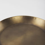Mercana Eagan 16.0L x 16.0W x 1.5H Brass Aluminium Tray Small