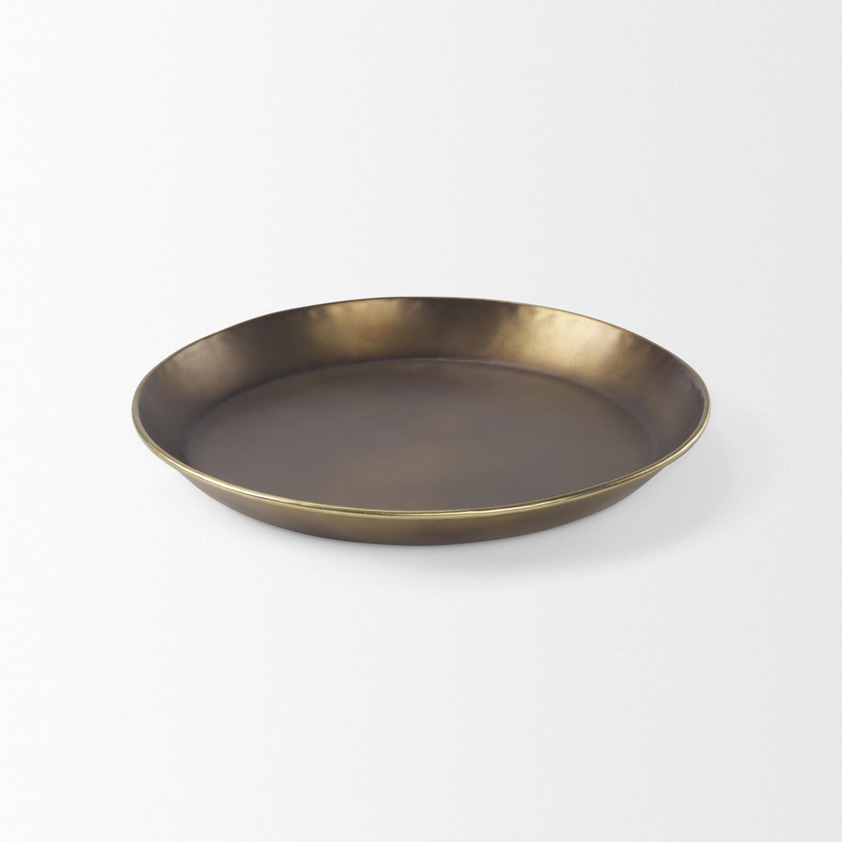 Mercana Eagan 20.0L x 20.0W x 1.8H Brass Aluminium Tray Medium