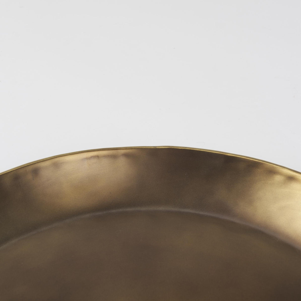 Mercana Eagan 20.0L x 20.0W x 1.8H Brass Aluminium Tray Medium