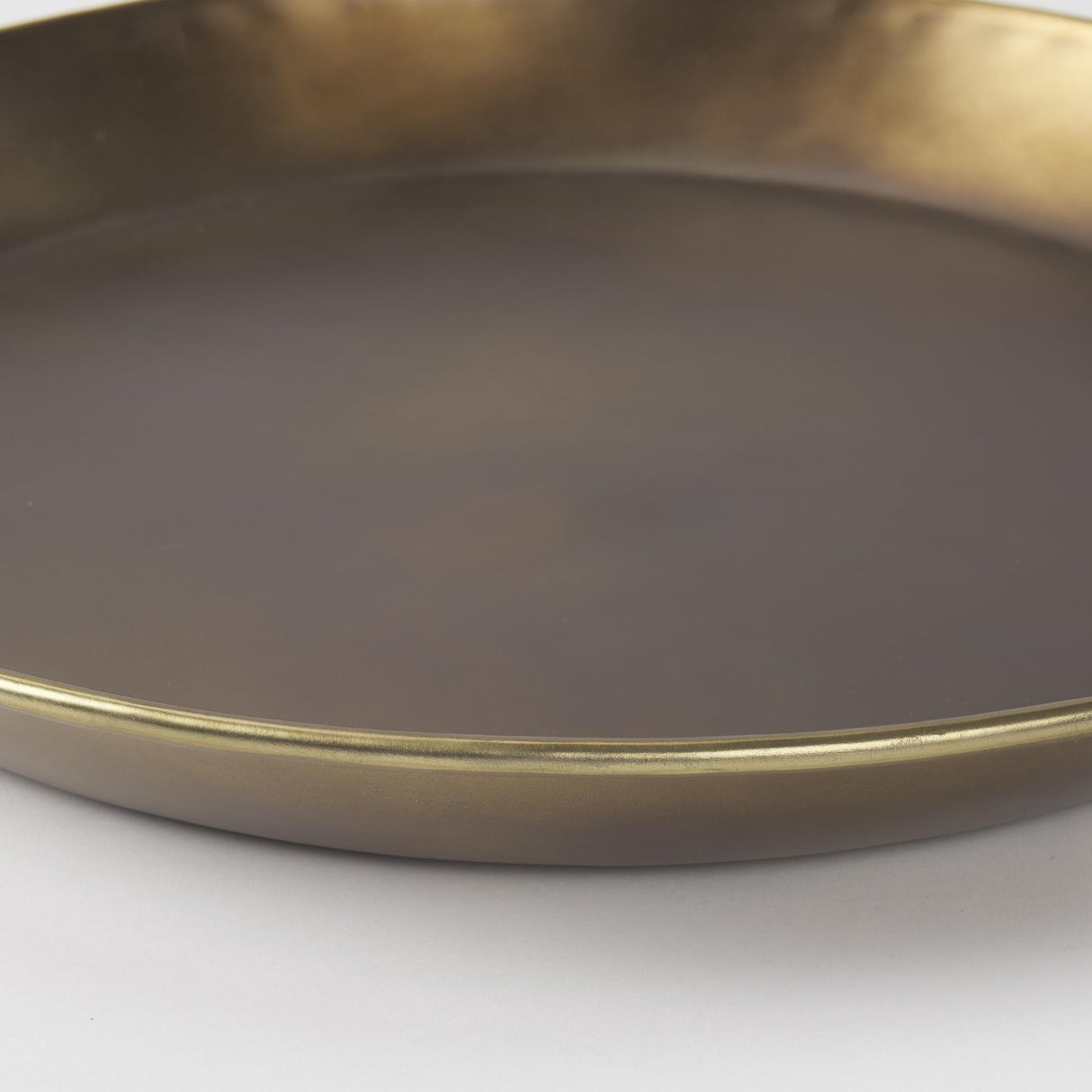 Mercana Eagan 20.0L x 20.0W x 1.8H Brass Aluminium Tray Medium