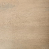 Mercana Tucker Light Brown Wood w/ Carved Arch Pattern 2 Door Accent Cabinet