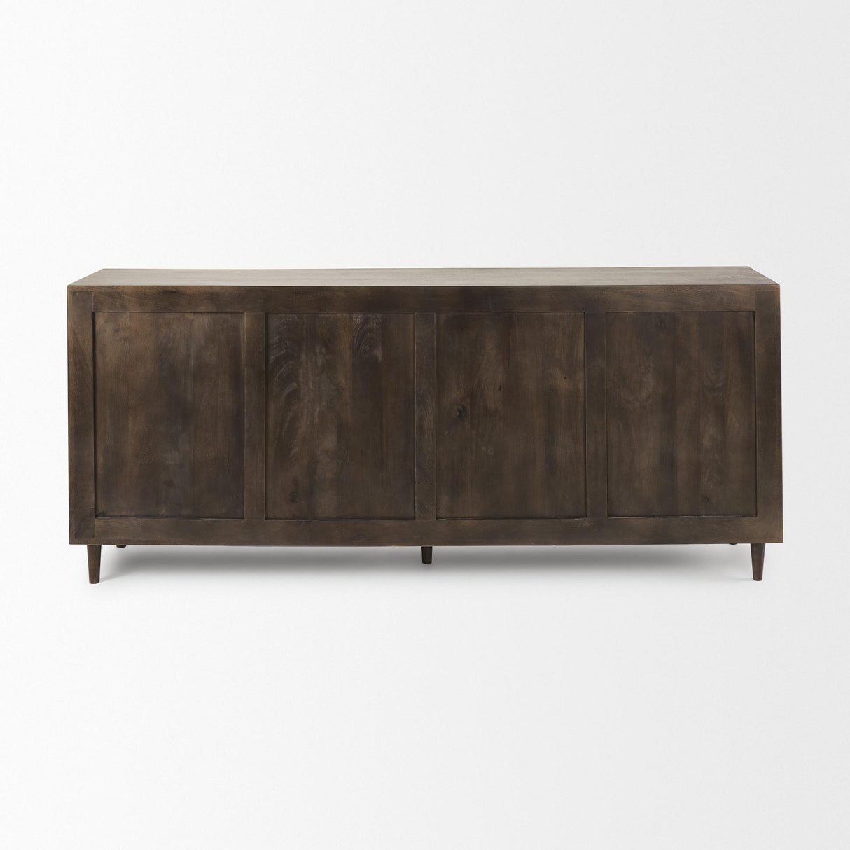 Mercana Tucker Dark Brown w/ Carved Arch Pattern 4 Door Sideboard