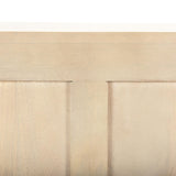 Mercana Tucker Light Brown Wood w/ Carved Arch Pattern 4 Door Sideboard