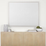 Mercana Tucker Light Brown Wood w/ Carved Arch Pattern 4 Door Sideboard