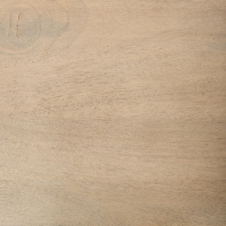 Mercana Tucker Light Brown Wood w/ Carved Arch Pattern 4 Door Sideboard