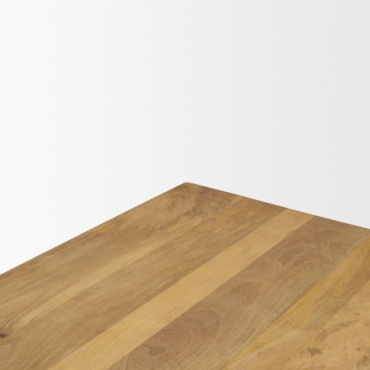 Mercana Viktor 55"L Light Brown Solid Wood Coffee Table