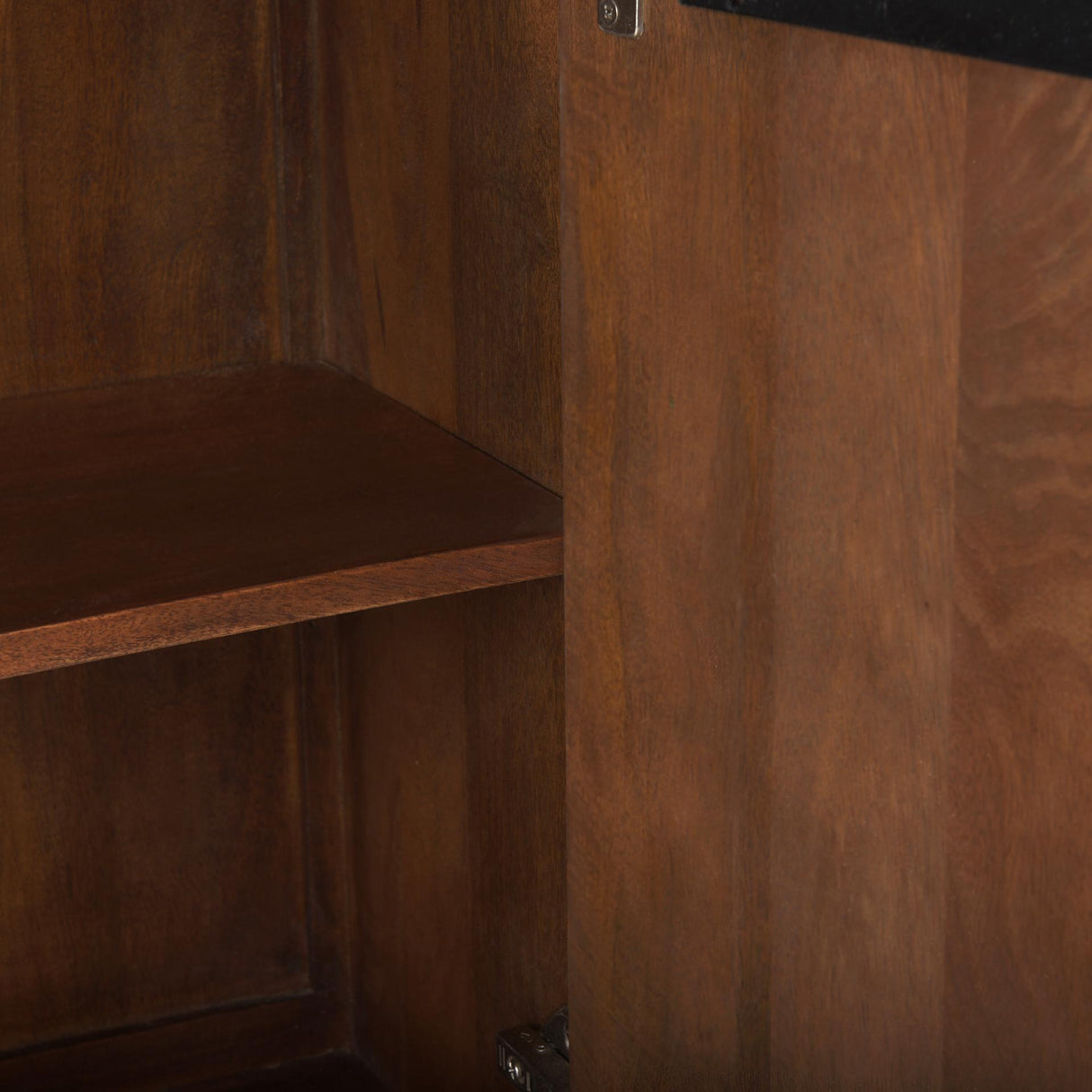 Mercana Lance 70.0L x 15.0W x 32.0H Medium Brown Solid Wood Sideboard
