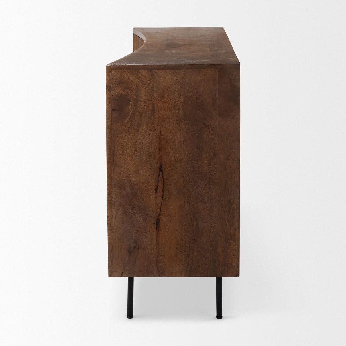 Mercana Lance 70.0L x 15.0W x 32.0H Medium Brown Solid Wood Sideboard