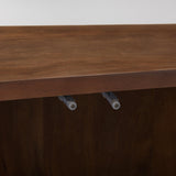 Mercana Lance 70.0L x 15.0W x 32.0H Medium Brown Solid Wood Sideboard