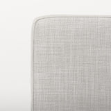 Mercana Stamford Beige Upholstered Seat w/ Wood Back, Black Metal Frame Dining Chair