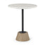 Mercana Maxwell Marble Top Pedestal End/Side Table