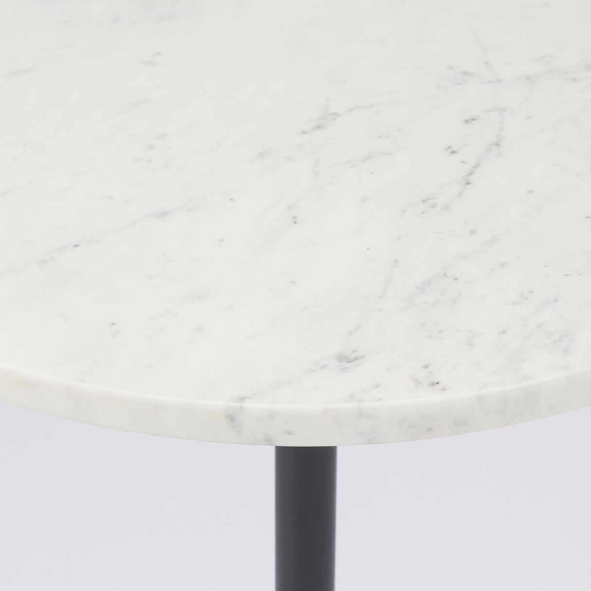 Mercana Maxwell Marble Top Pedestal End/Side Table