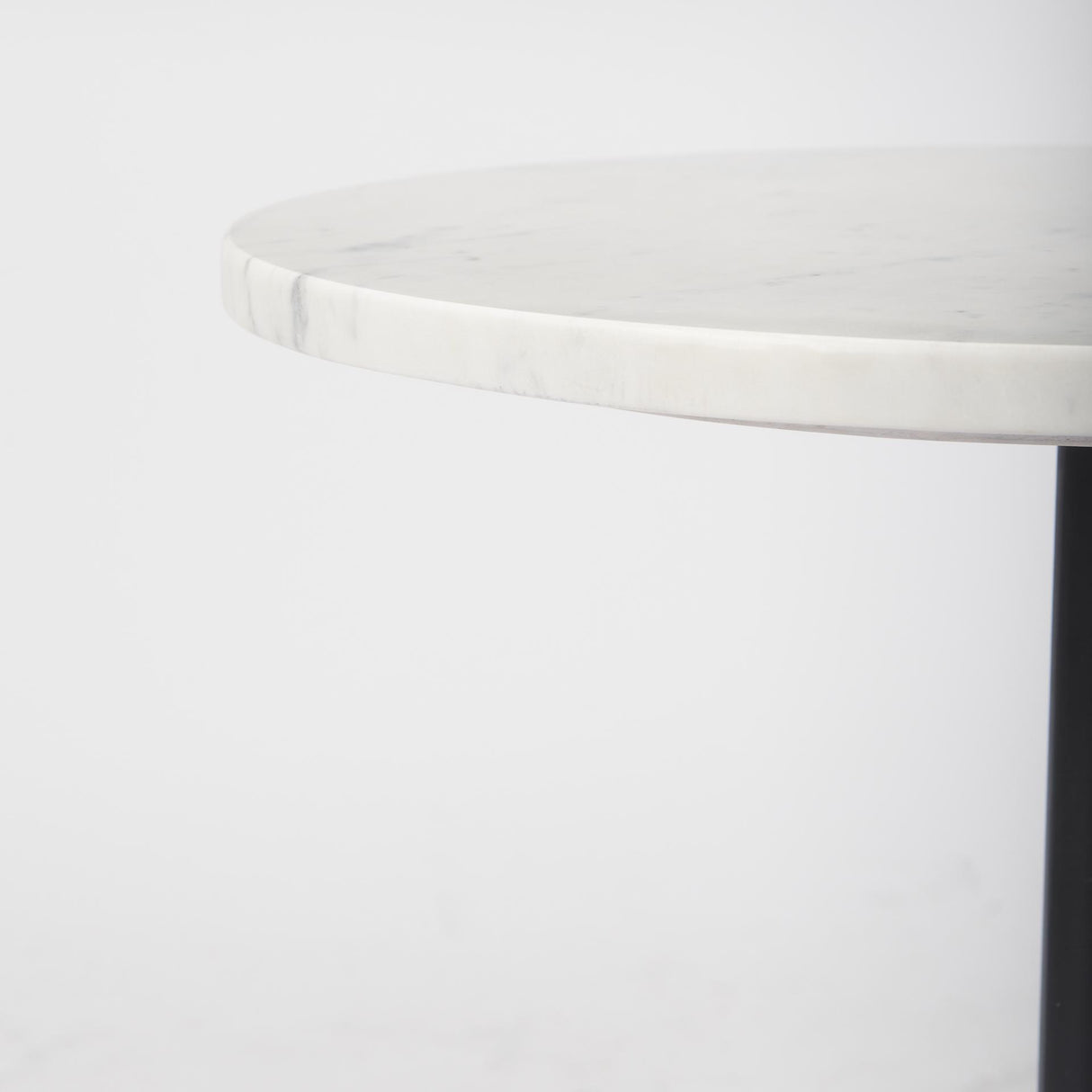Mercana Maxwell Marble Top Pedestal End/Side Table