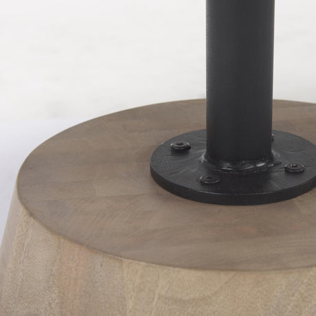 Mercana Maxwell Marble Top Pedestal Base Round Coffee Table