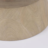 Mercana Maxwell Marble Top Pedestal Base Round Coffee Table