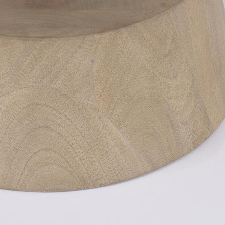 Mercana Maxwell Marble Top Pedestal Base Round Coffee Table