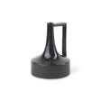 Mercana Burton 8.3H Small Glossy and Matte Black Ceramic Jug Vase