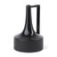 Mercana Burton 13.1H Large Glossy and Matte Black Ceramic Jug Vase