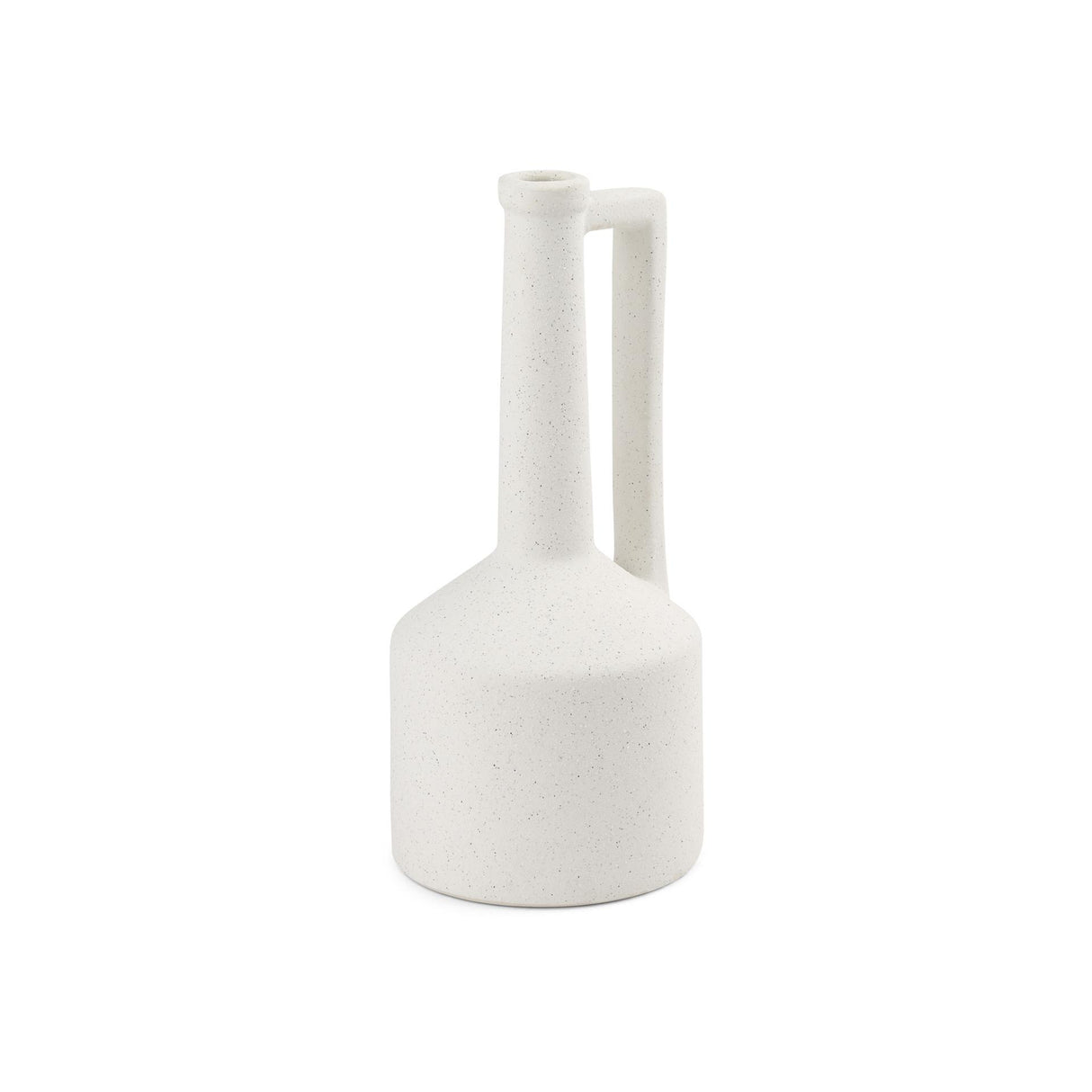 Mercana Burton 14.2H Medium White Ceramic Jug Vase