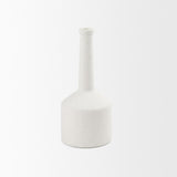 Mercana Burton 14.2H Medium White Ceramic Jug Vase