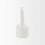 Mercana Burton 14.2H Medium White Ceramic Jug Vase