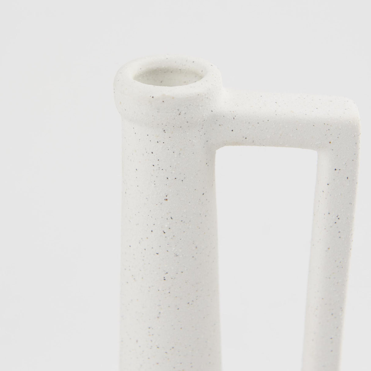 Mercana Burton 14.2H Medium White Ceramic Jug Vase