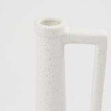 Mercana Burton 14.2H Medium White Ceramic Jug Vase