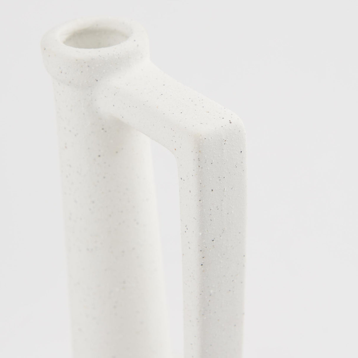 Mercana Burton 14.2H Medium White Ceramic Jug Vase